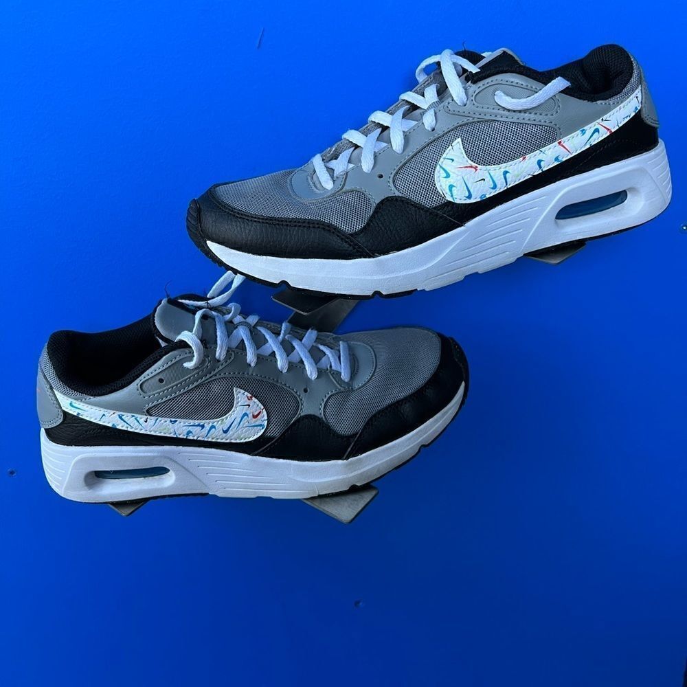 Size 7Y Nike Air Max SC (GS) Particle Grey/Multi-Color Confetti DM7592-001 Youth